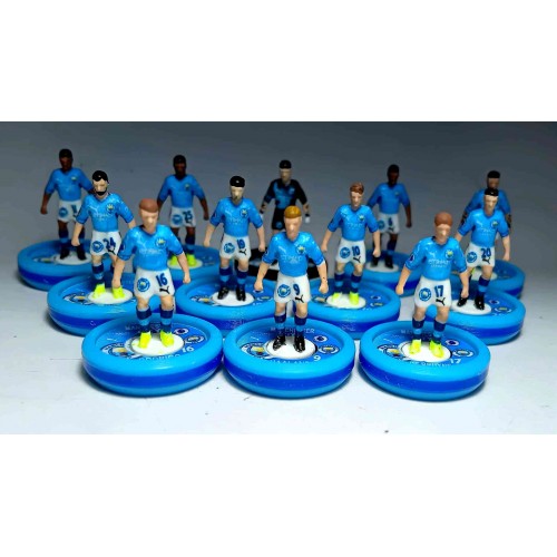 Subbuteo Andrew Table Soccer Manchester City 2024-25 on WSB Professional bases 